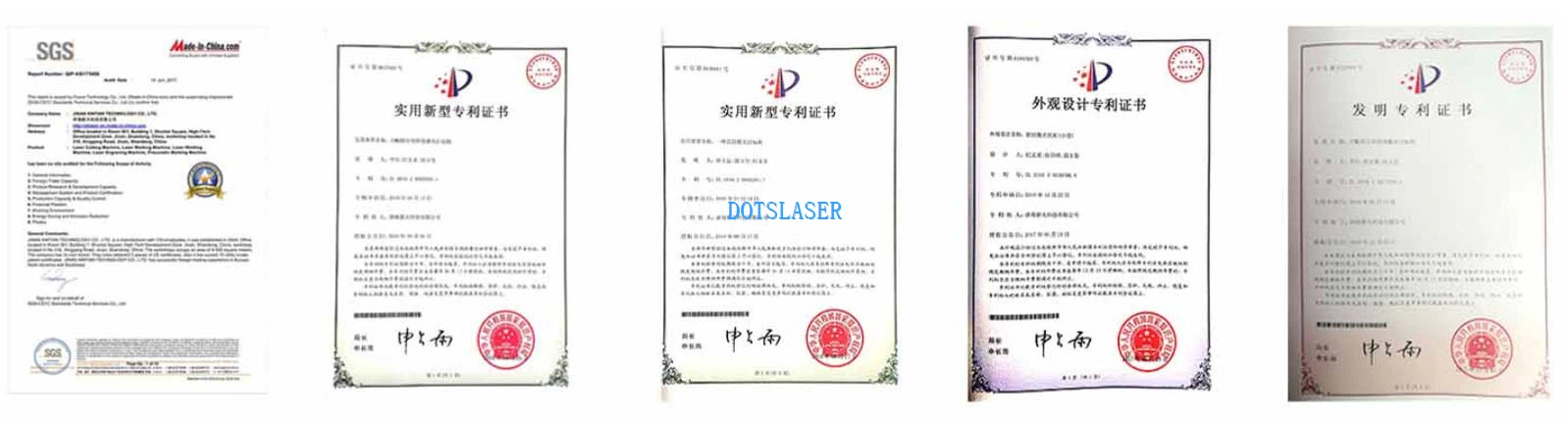 Dotslaser's machine quality control