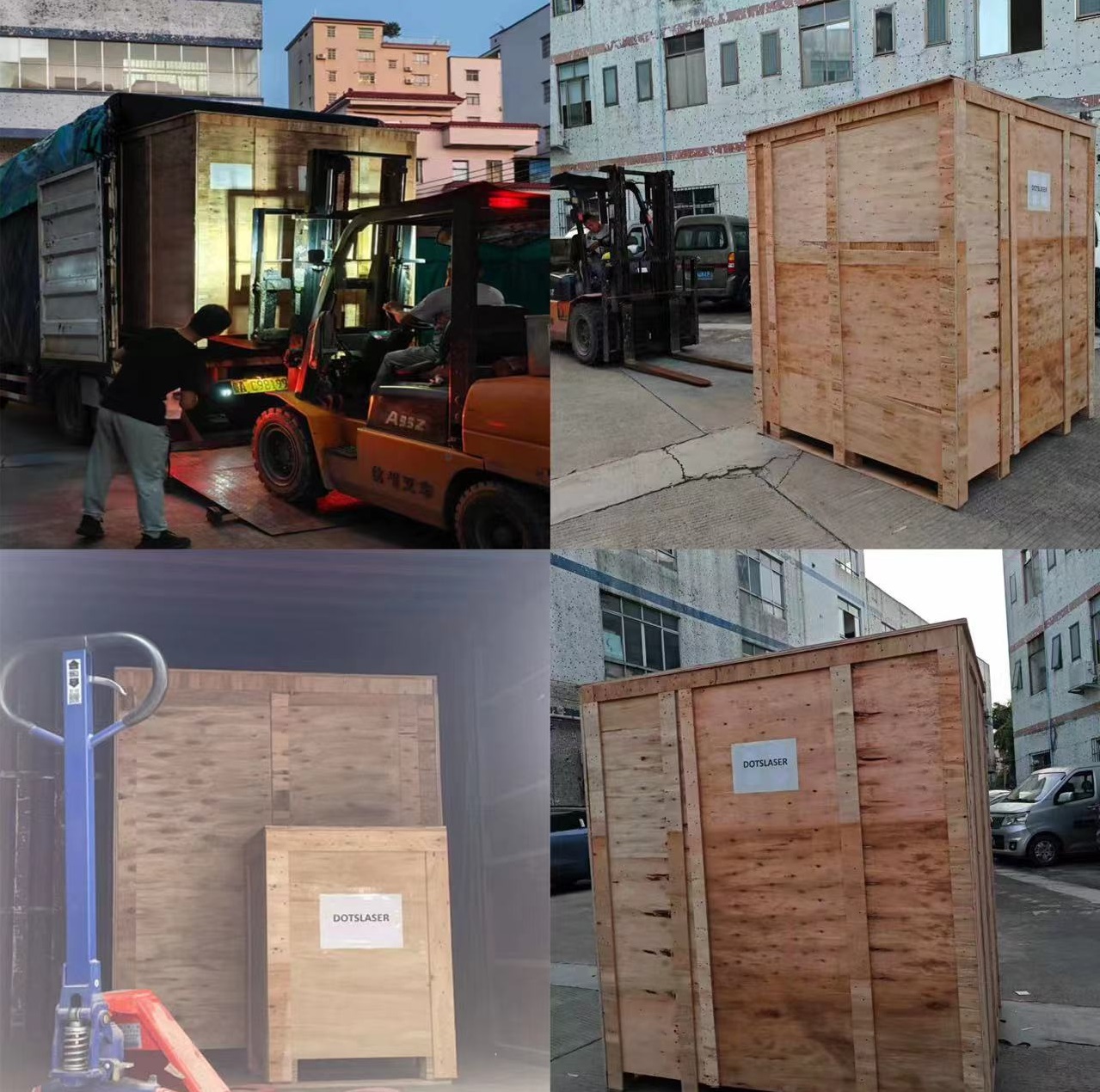 Dotslaser laser machine shipment