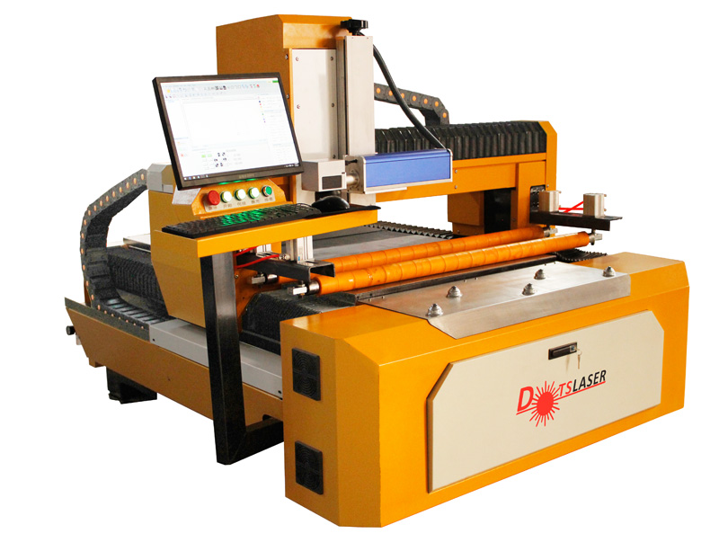 Large area fiber laser marking machine