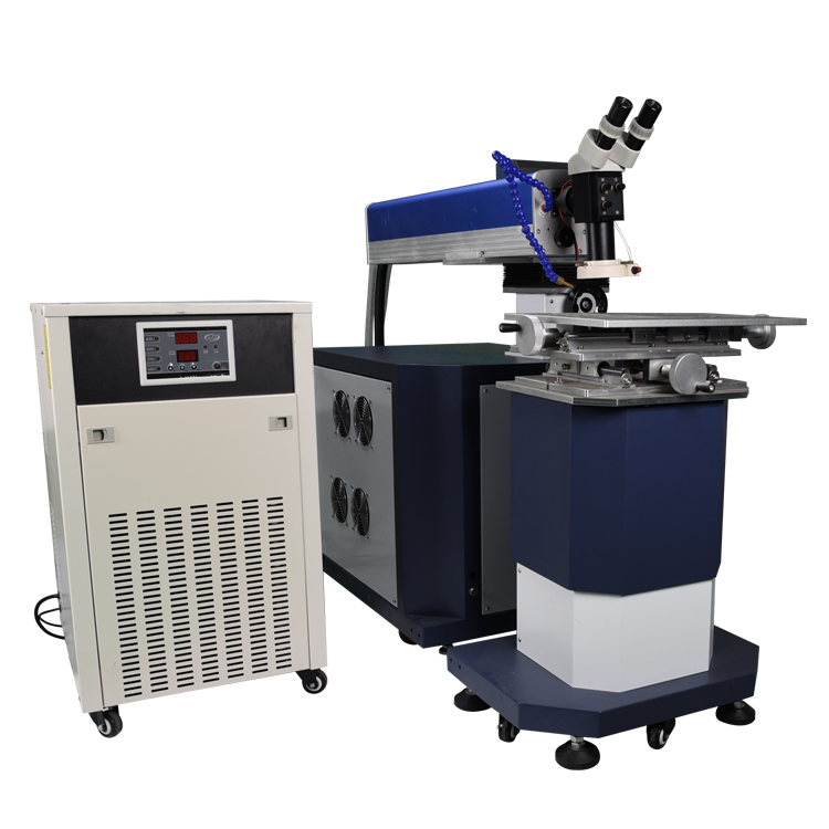 YAG laser welding electric devices