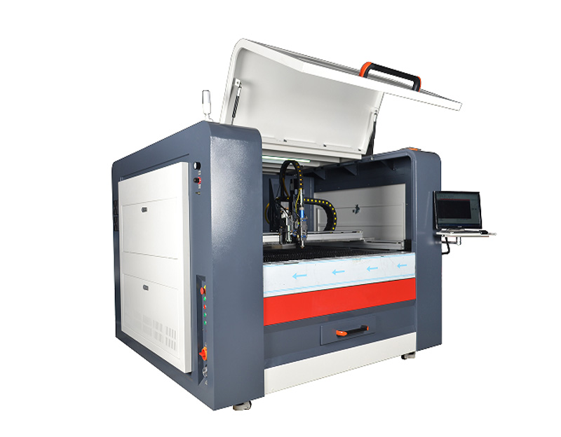 Fiber laser cutting metal machine