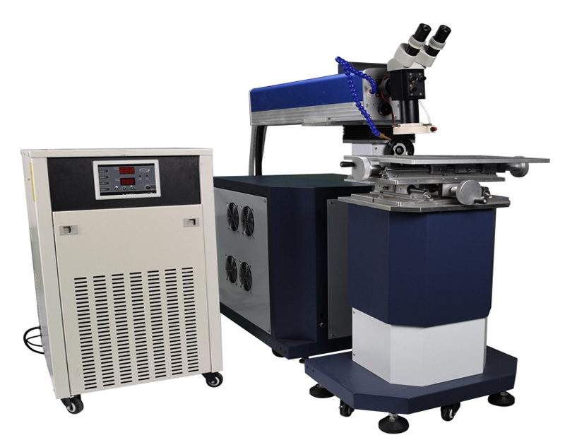 YAG laser welding electric devices